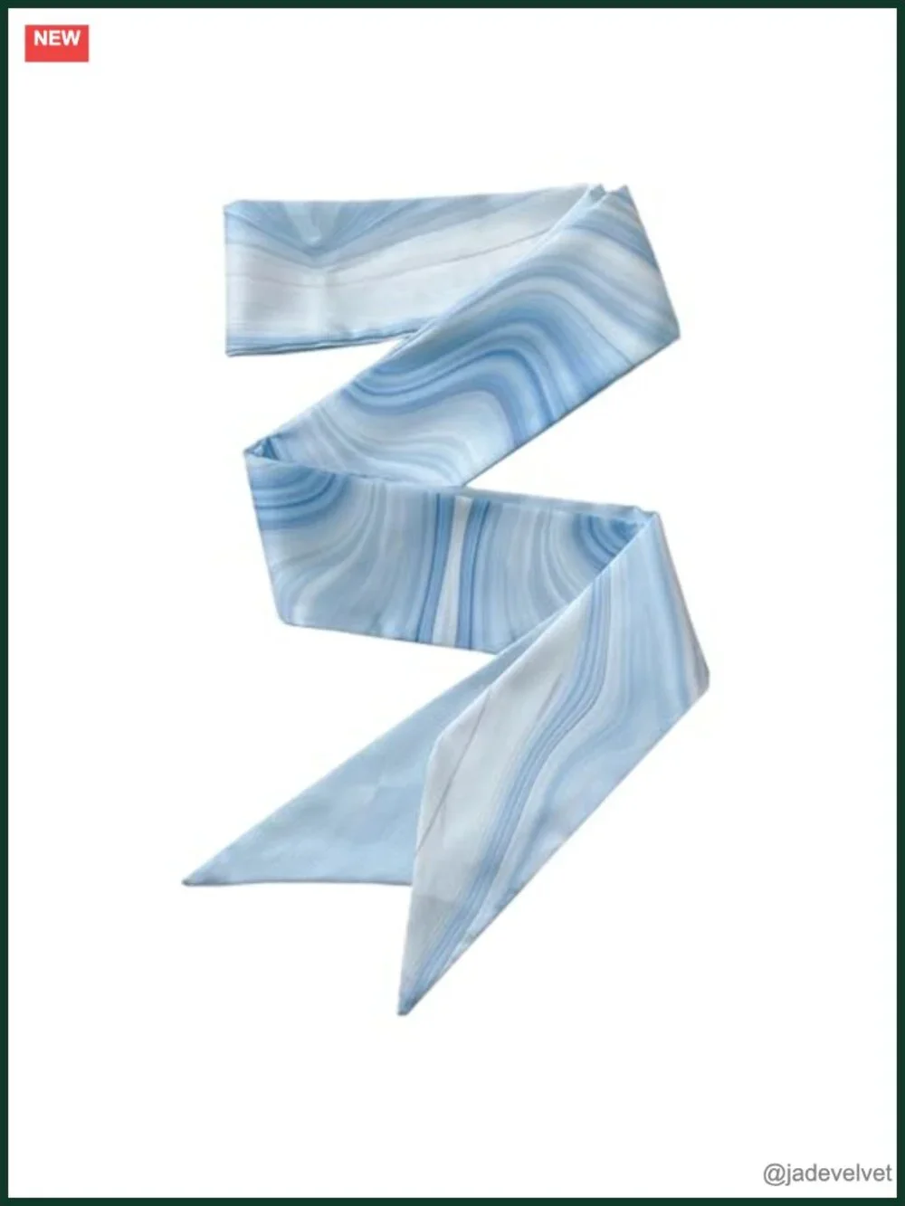 Reversible Satin Neck Scarf, Multi-Way Hairband, Bag Charm & Belt